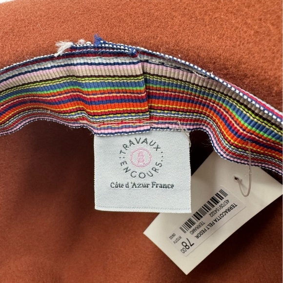 NWT Duran’s Terracotta 100% Wool Boho Fedora Hat - Picture 6 of 14